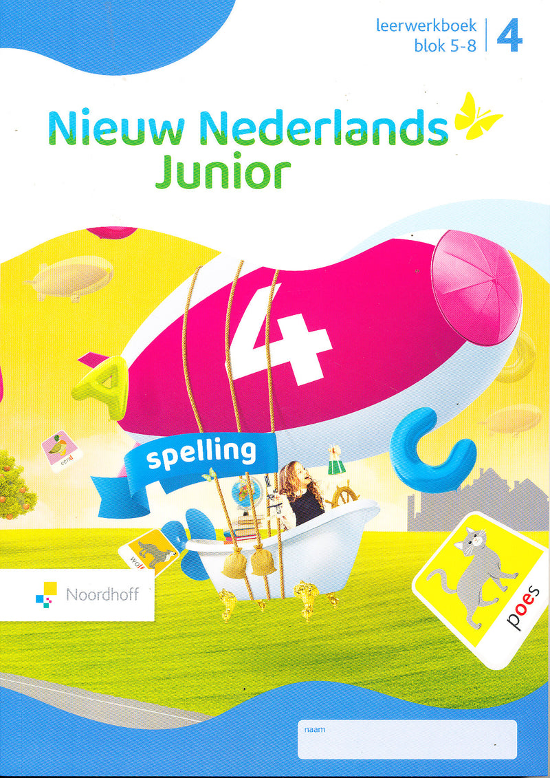 Nieuw Nederlands Junior Spelling leerwerkboek blok 5-8 groep 4 (per stuk)