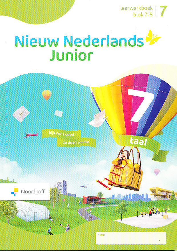 Nieuw Nederlands Junior Taal leerwerkboek blok 7-8 groep 7 (per stuk)