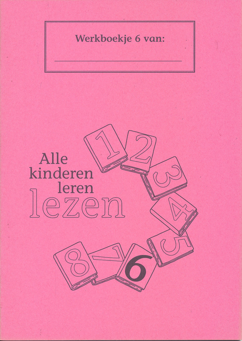 Alle Kinderen Leren Lezen werkboekje 6 (per stuk)