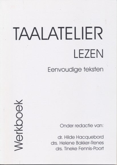 Taalatelier Werkboek lezen (per stuk)