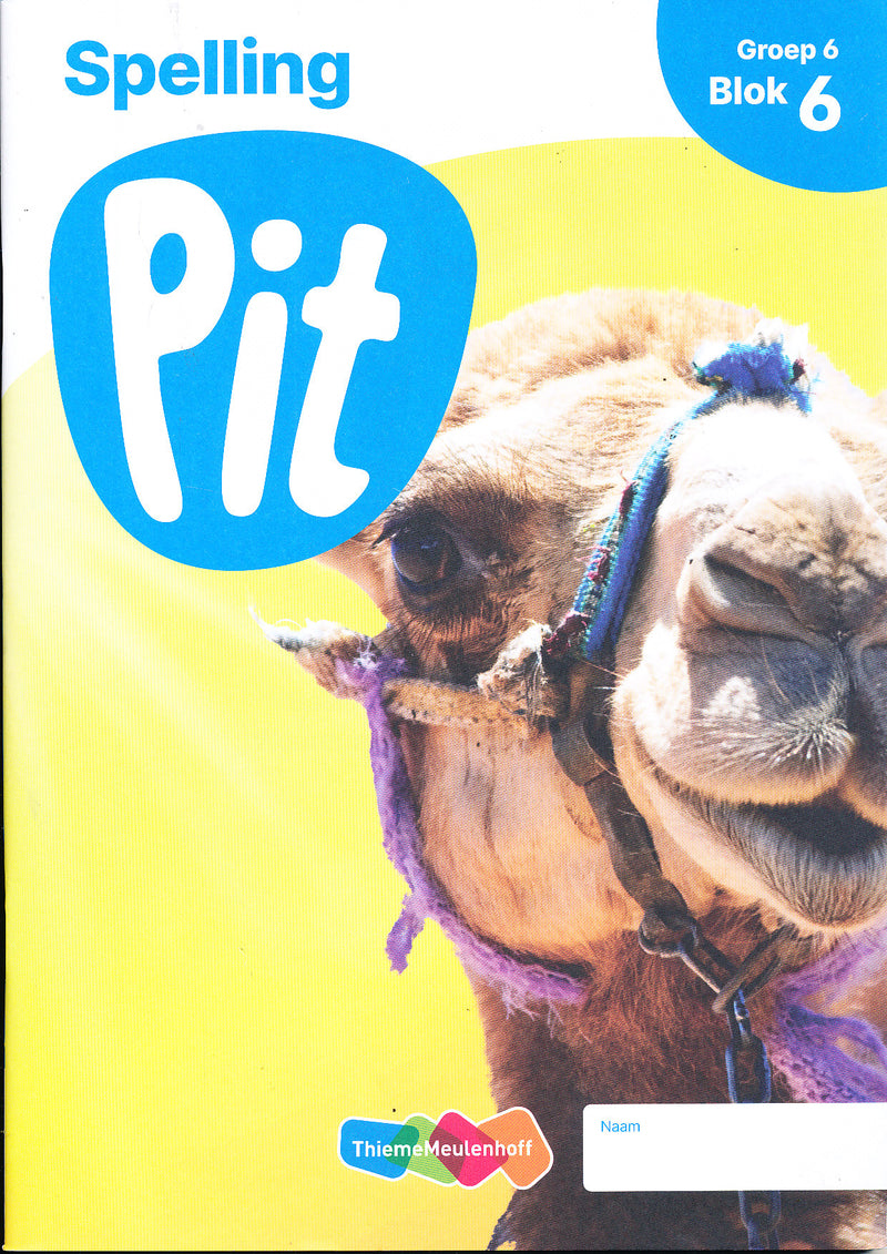 Pit Werkboek Spelling blok 6 groep 6 (per stuk)