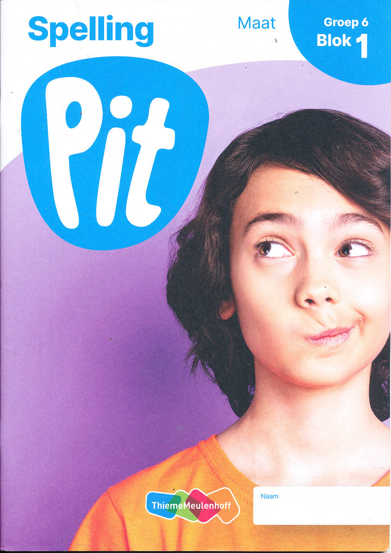 Pit Werkboek Spelling Maat blok 1 groep 6 (per stuk)