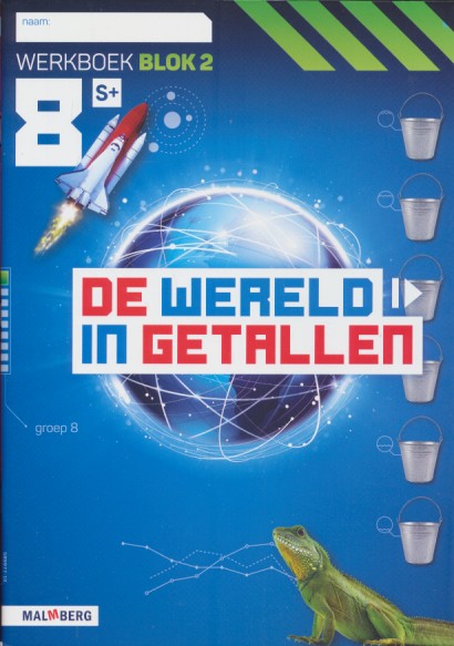 De wereld in Getallen versie 5 Werkboek Blok 2 groep 8 S plus (per stuk)