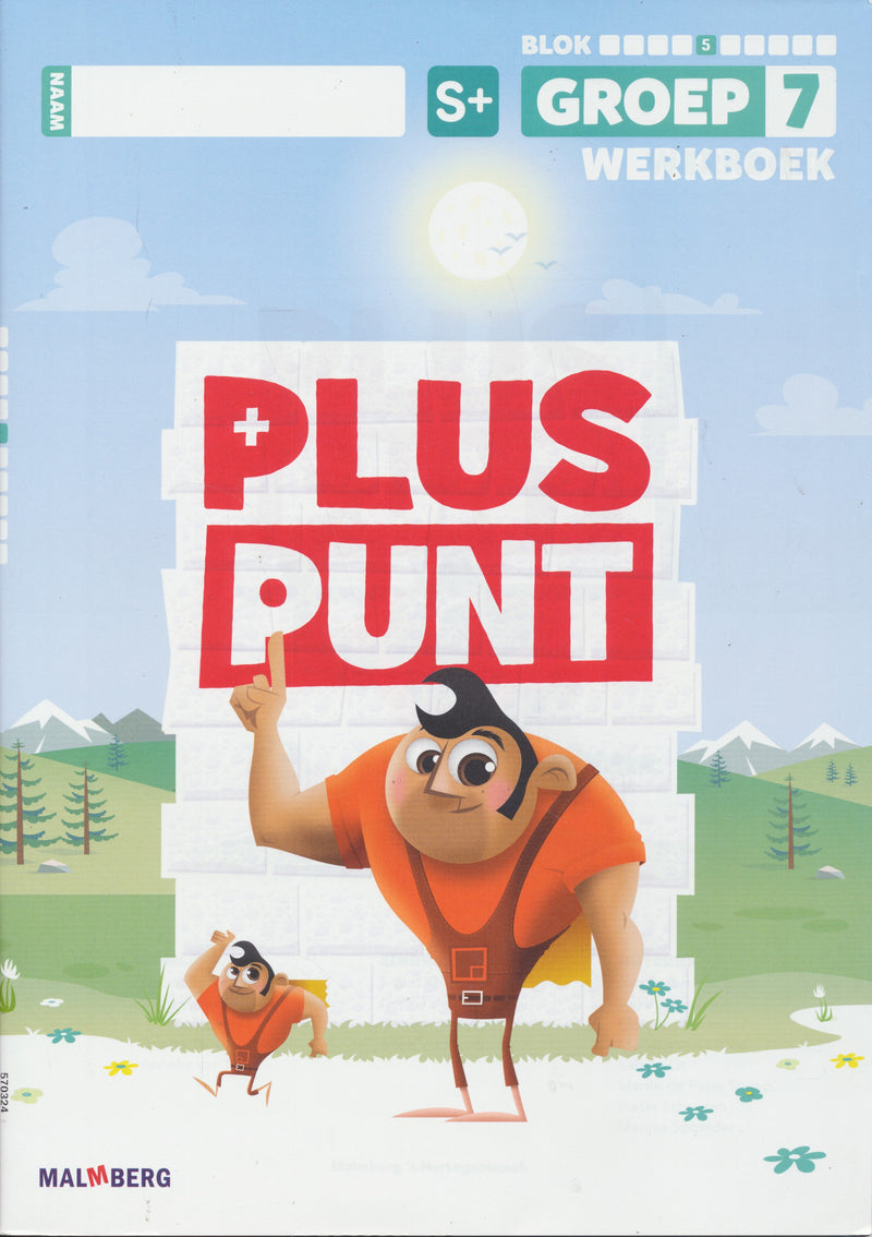 Pluspunt versie 4 Werkboek blok 5 groep 7 S+ (per stuk)