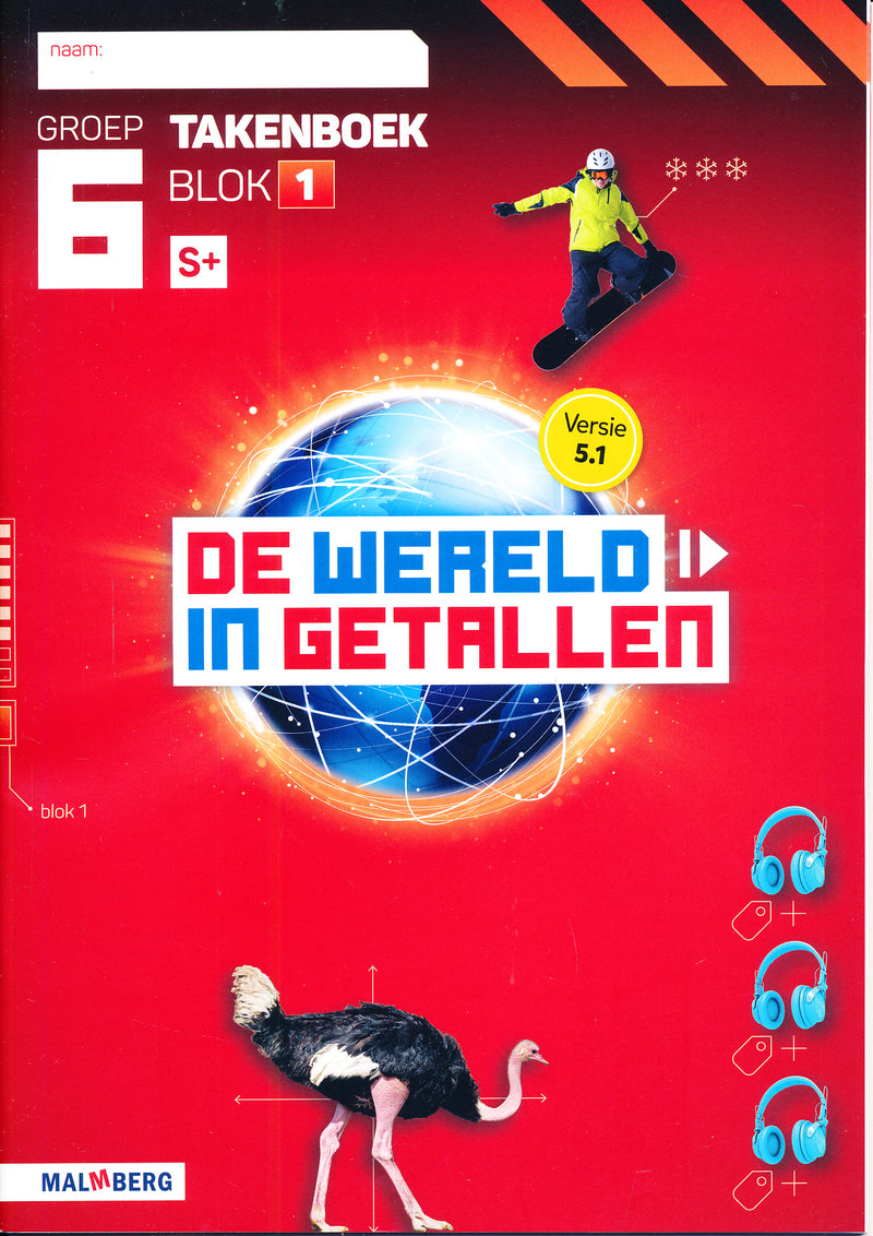 De Wereld  in Getallen versie 5.1 10-delig pakket groep 6 S+
