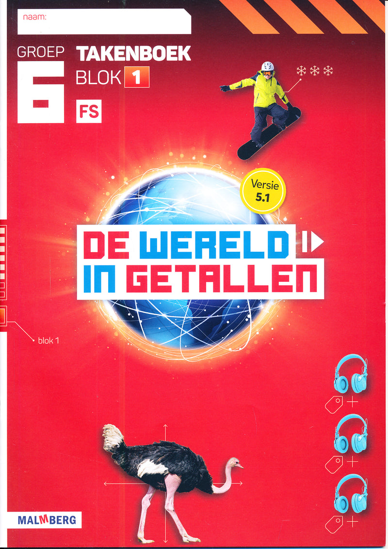 De Wereld  in Getallen versie 5.1 10-delig pakket groep 6 FS