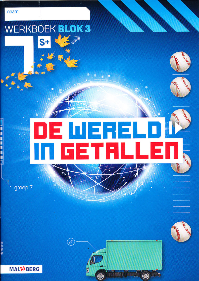 De wereld in Getallen versie 5 werkboek Blok 3 groep 7 S plus (per stuk)
