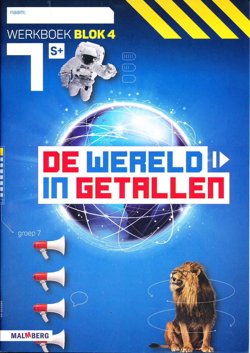 De wereld in Getallen versie 5 Werkboek Blok 4 groep 7 S plus (per stuk)