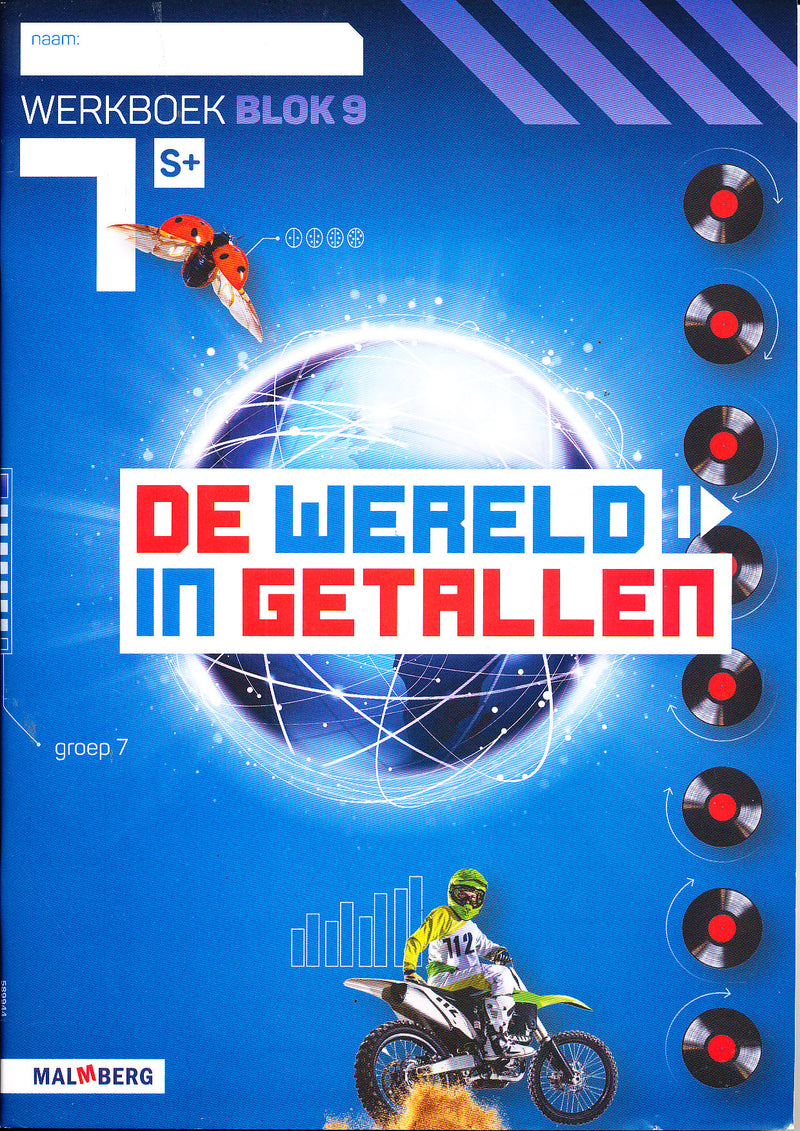 De wereld in Getallen versie 5 Werkboek Blok 9 groep 7 S plus (per stuk)