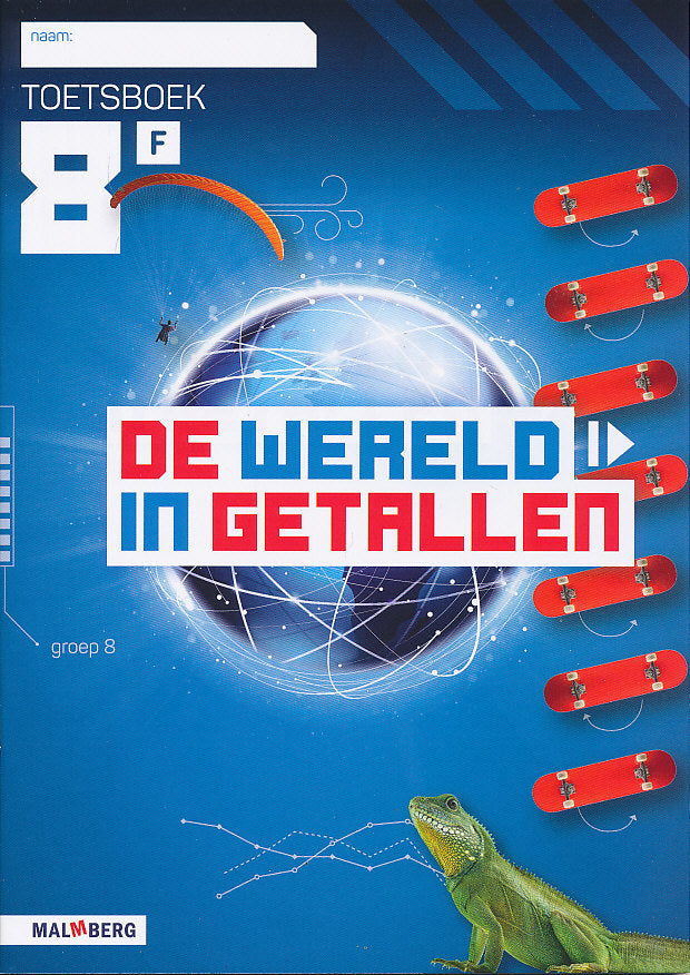 De wereld in Getallen versie 5 Toetsboek F groep 8 (per stuk)