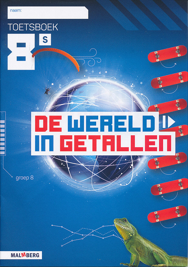De wereld in Getallen versie 5 Toetsboek S groep 8 (per stuk)
