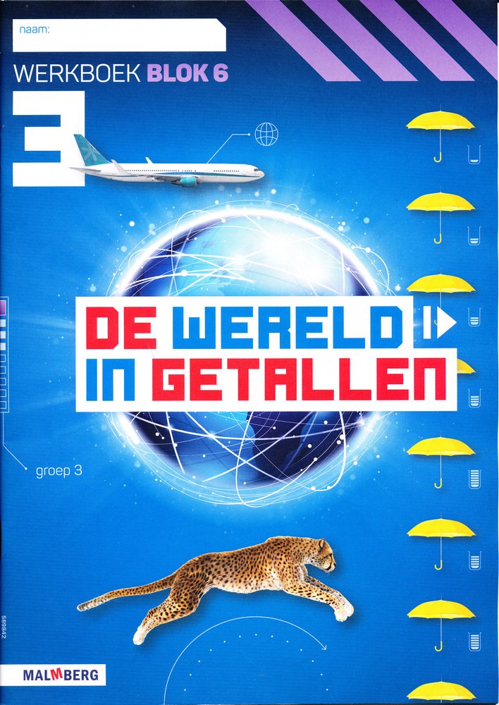 De wereld in Getallen versie 5 Werkboek blok 6 groep 3 (per stuk)