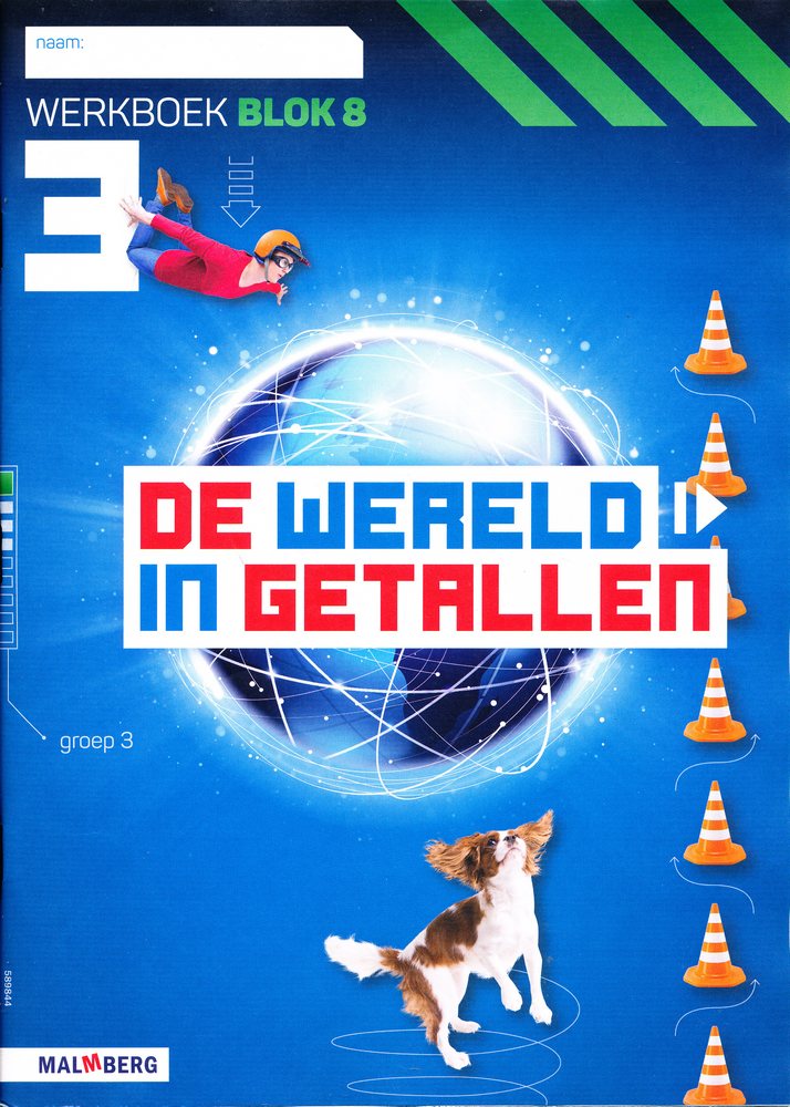 De wereld in Getallen versie 5 Werkboek blok 8 groep 3 (per stuk)