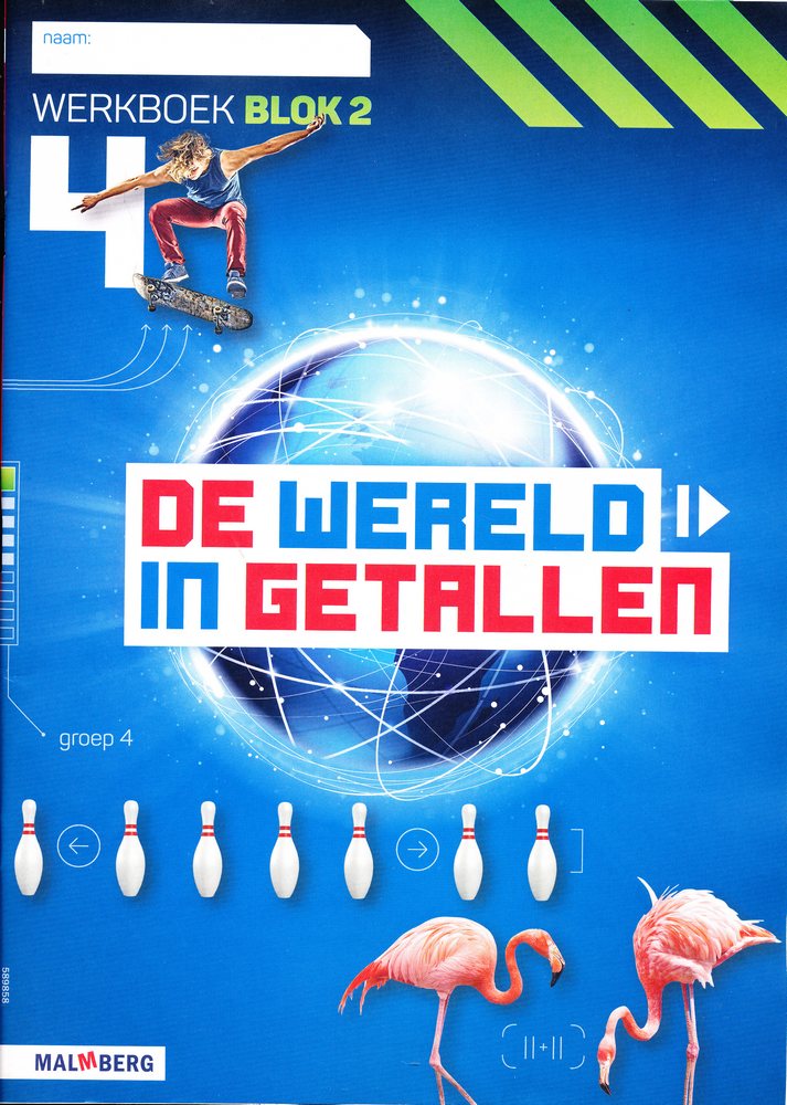 De wereld in Getallen versie 5 Werkboek blok 2 groep 4 (per stuk)