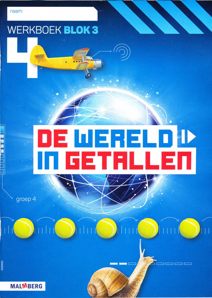 De wereld in Getallen versie 5 Werkboek blok 3 groep 4 (per stuk)