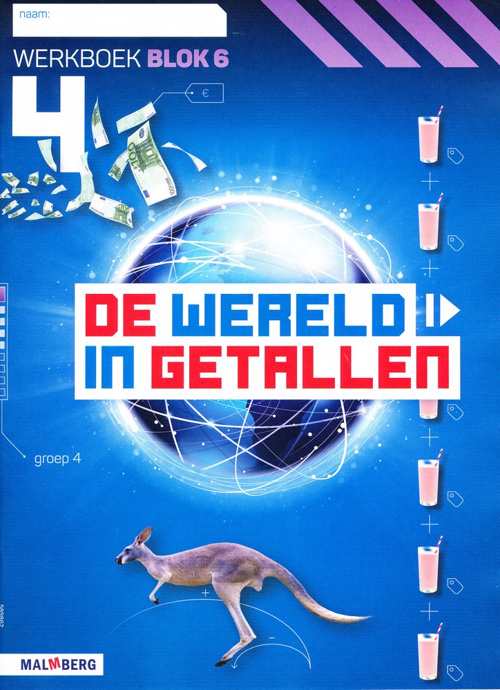 De wereld in Getallen versie 5 Werkboek blok 6 groep 4 (per stuk)