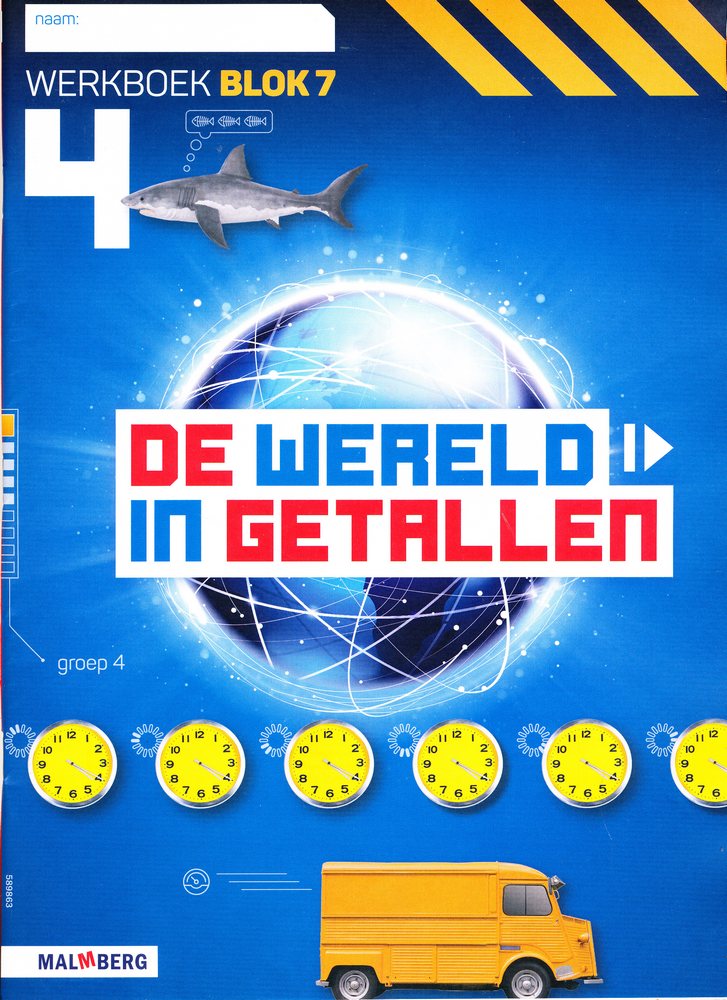 De wereld in Getallen versie 5 Werkboek blok 7 groep 4 (per stuk)