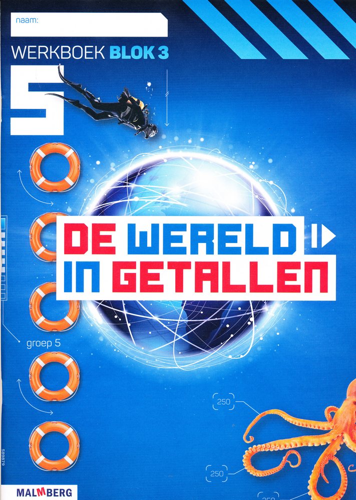 De wereld in Getallen versie 5 Werkboek blok 3 groep 5 (per stuk)