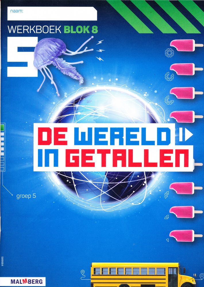 De wereld in Getallen versie 5 Werkboek blok 8 groep 5 (per stuk)