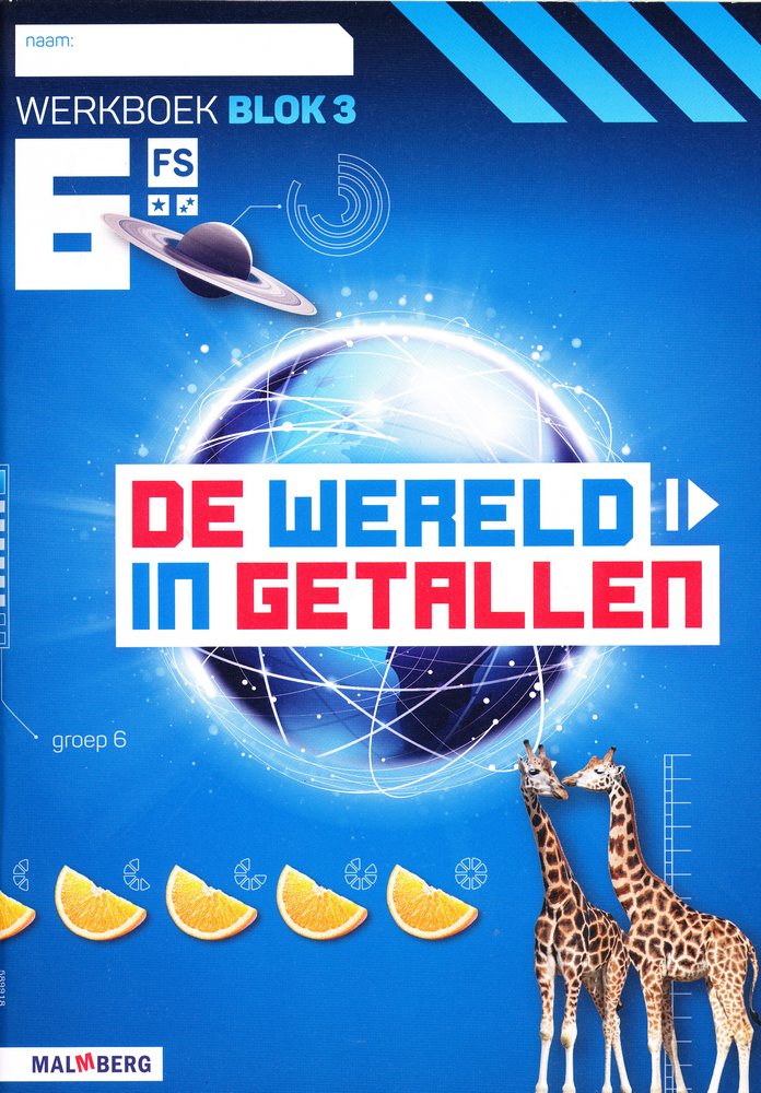 De wereld in Getallen versie 5 Werkboek Blok 3 groep 6 FS (per stuk)