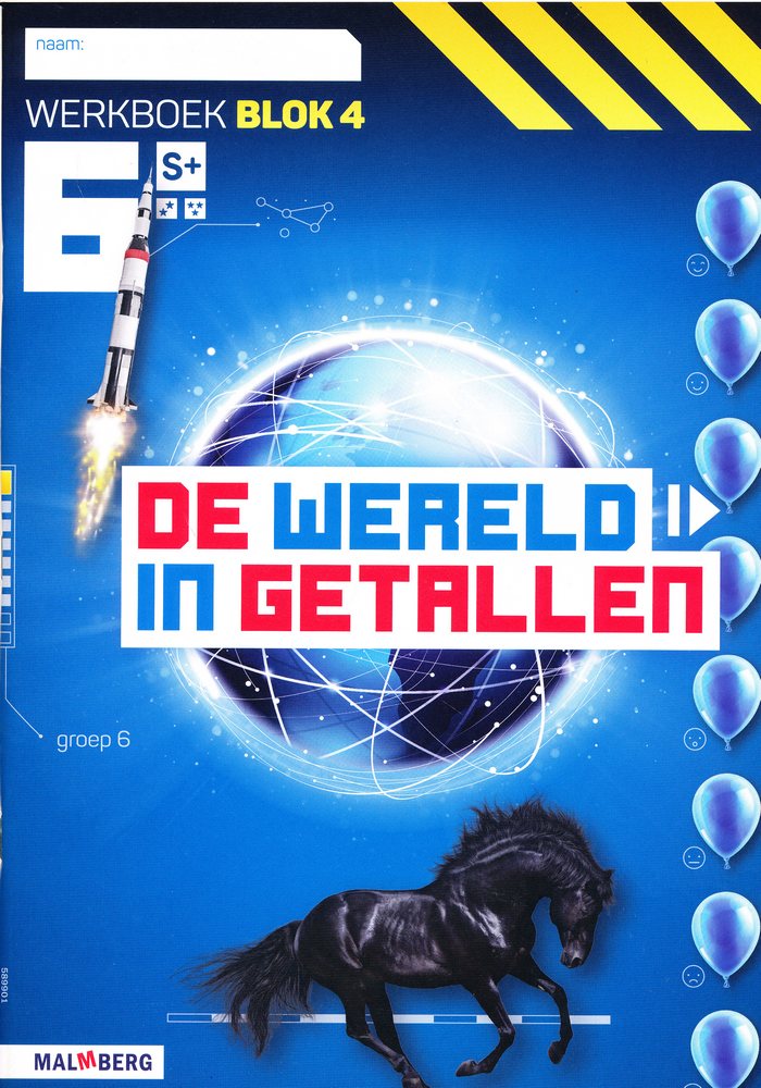 De wereld in Getallen versie 5 Werkboek Blok 4 groep 6 S+ (per stuk)