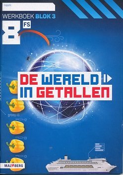 De wereld in Getallen versie 5 Werkboek Blok 3 groep 8 FS (per stuk)