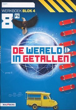 De wereld in Getallen versie 5 Werkboek Blok 4 groep 8 FS (per stuk)