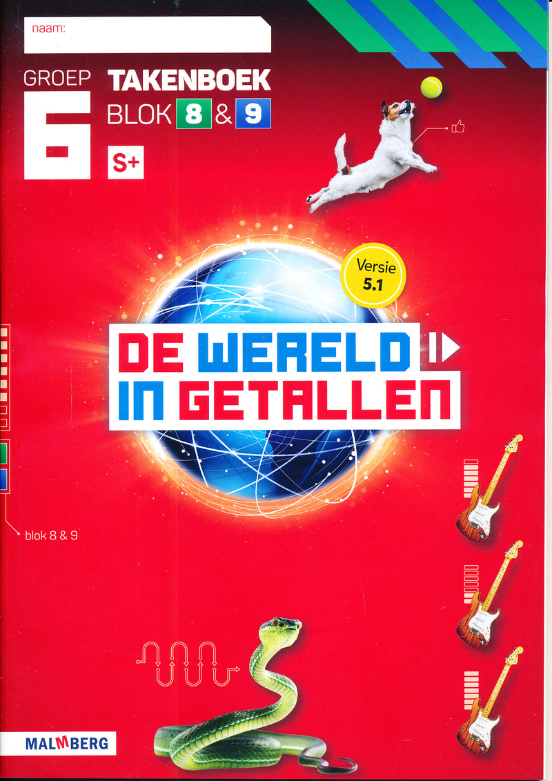 De Wereld  in Getallen versie 5.1 10-delig pakket groep 6 S+