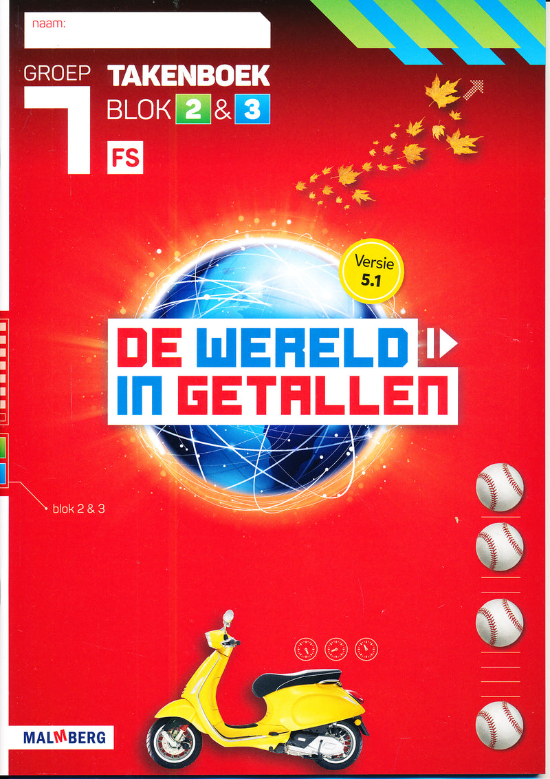 De Wereld  in Getallen versie 5.1 10-delig pakket groep 7 FS