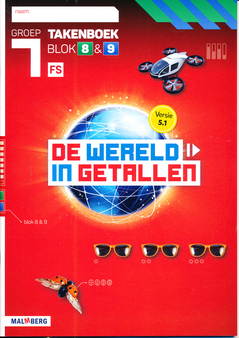 De Wereld  in Getallen versie 5.1 10-delig pakket groep 7 FS