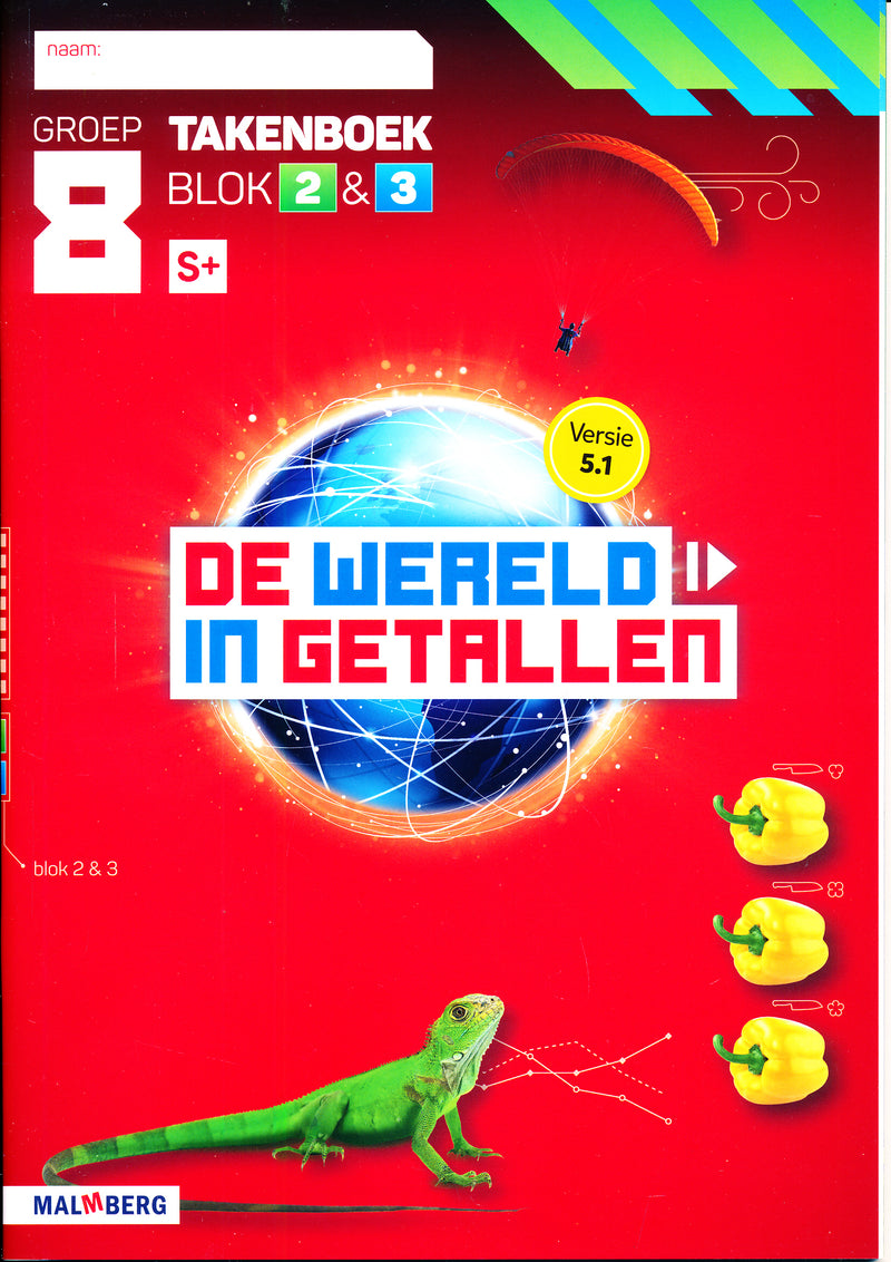 De Wereld  in Getallen versie 5.1 10-delig pakket groep 8 S+