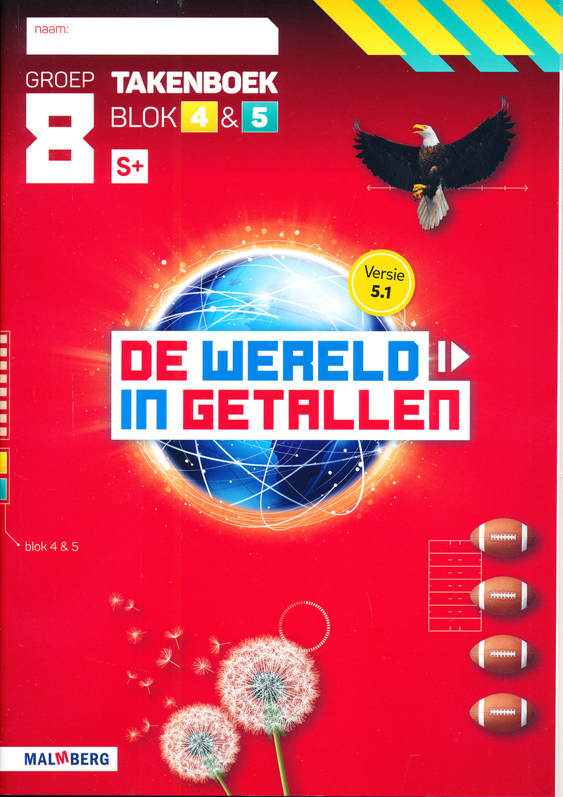 De Wereld  in Getallen versie 5.1 10-delig pakket groep 8 S+