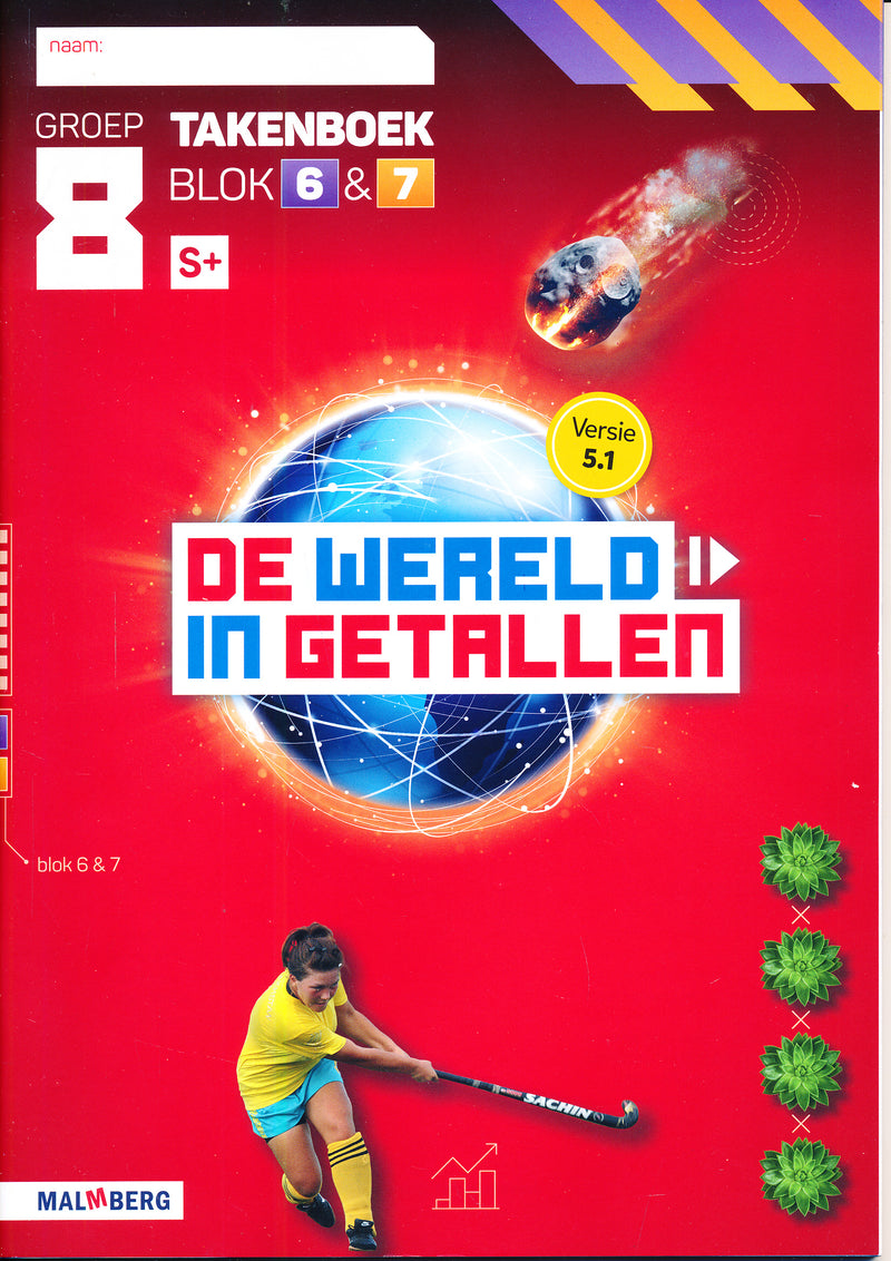 De Wereld  in Getallen versie 5.1 10-delig pakket groep 8 S+