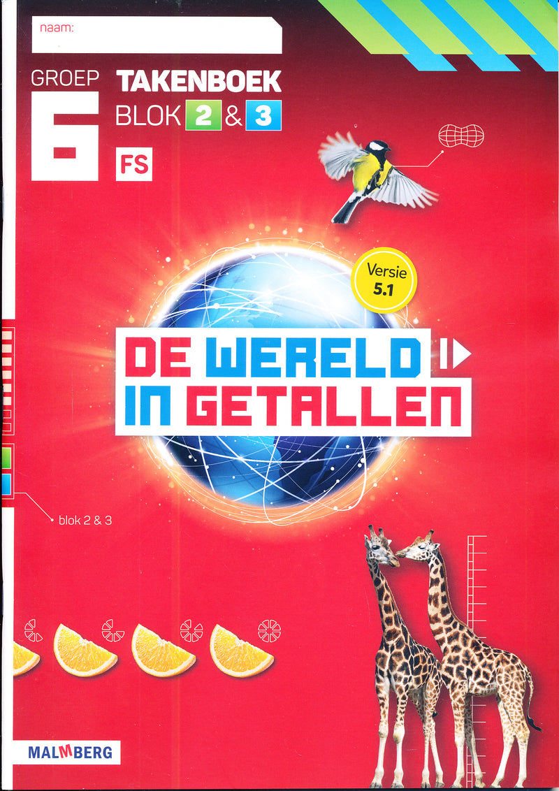 De Wereld  in Getallen versie 5.1 10-delig pakket groep 6 FS