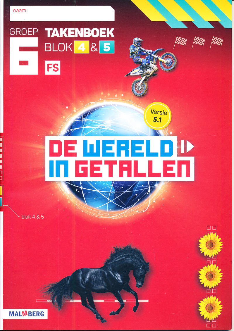 De Wereld  in Getallen versie 5.1 10-delig pakket groep 6 FS