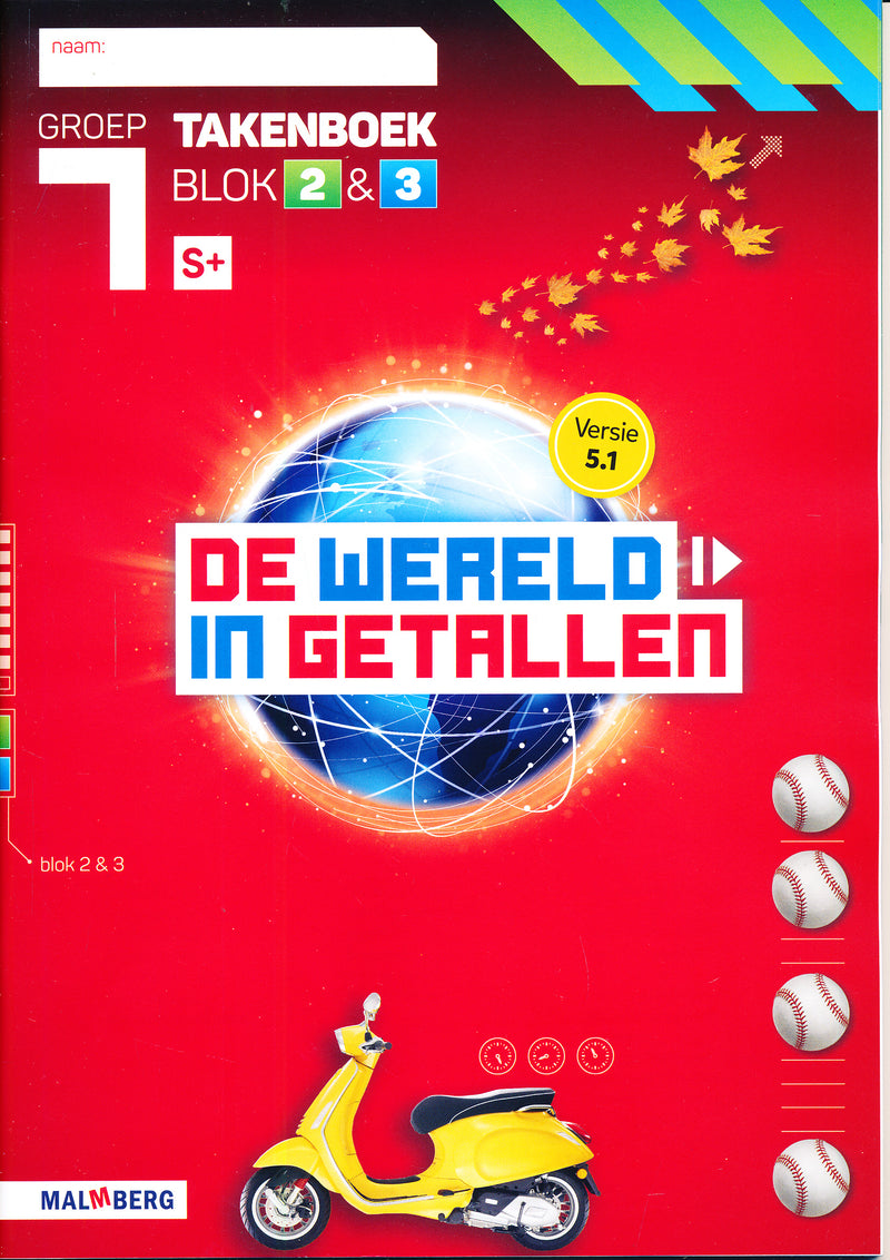 De Wereld  in Getallen versie 5.1 10-delig pakket groep 7 S+