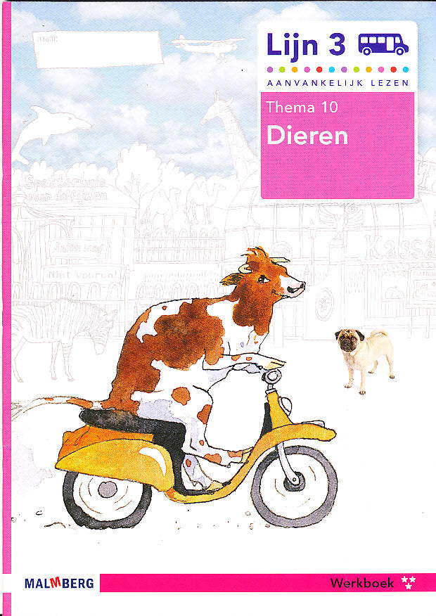 Lijn 3 Werkboek thema 10*** Dieren (per stuk)