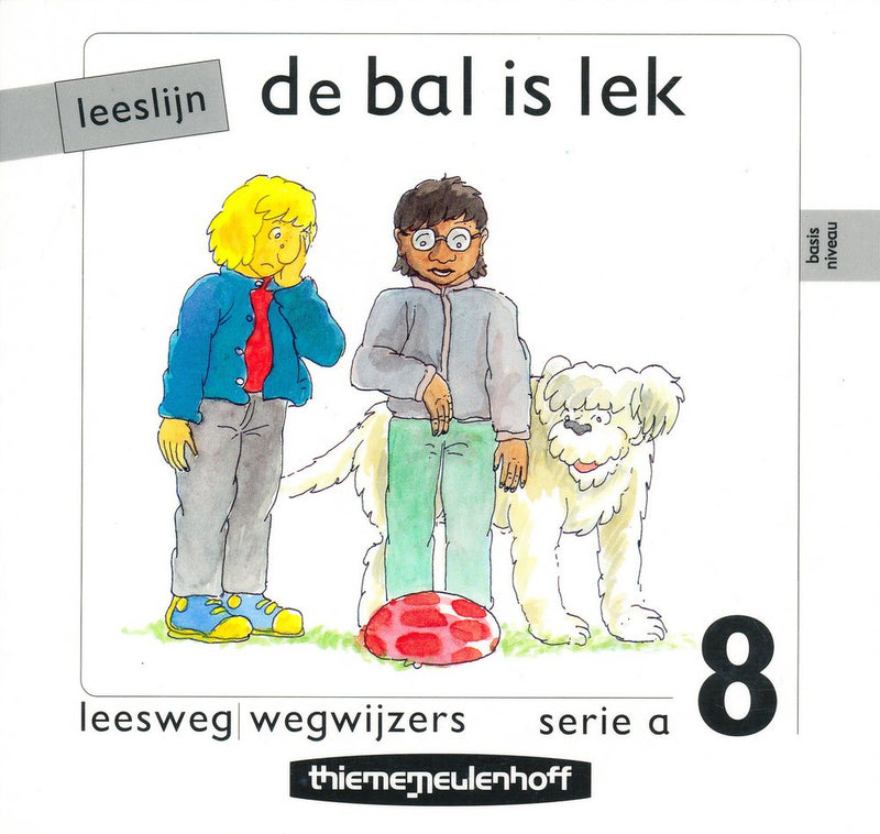 Leeslijn versie 1 wegwijzers serie A deel 8 De bal is lek