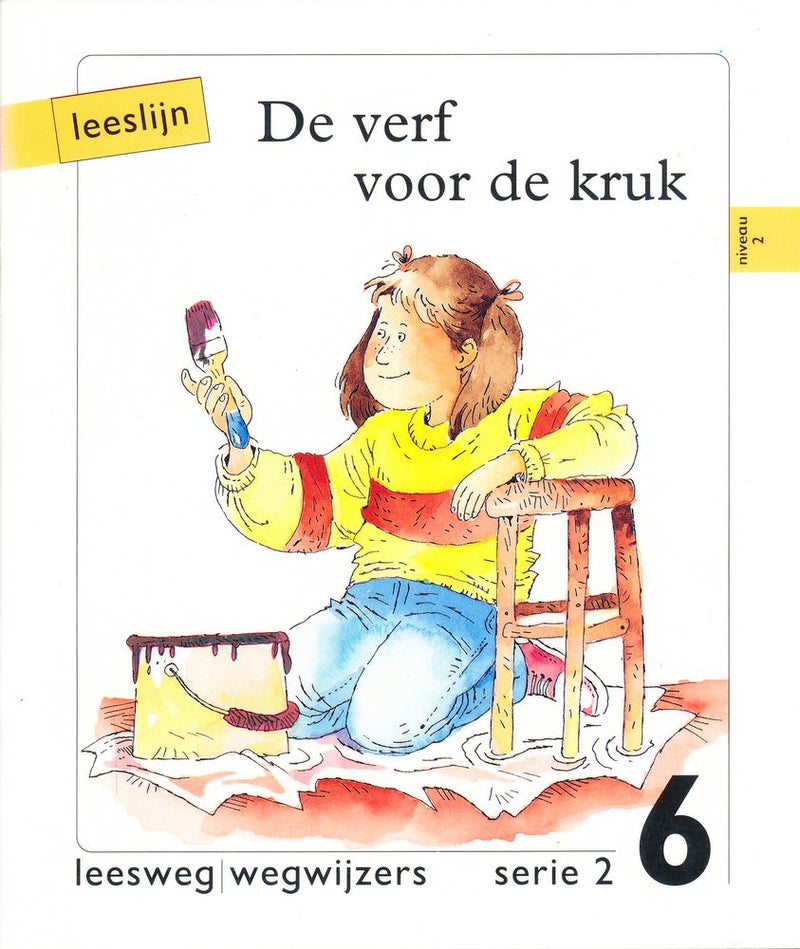 Leeslijn versie 1 wegwijzers serie 2 deel 6 De verf voor de kruk