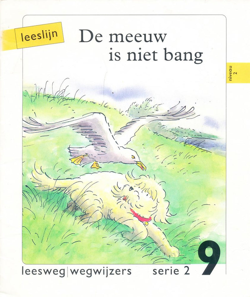 Leeslijn versie 1 wegwijzers serie 2 deel 9 De meeuw is niet bang