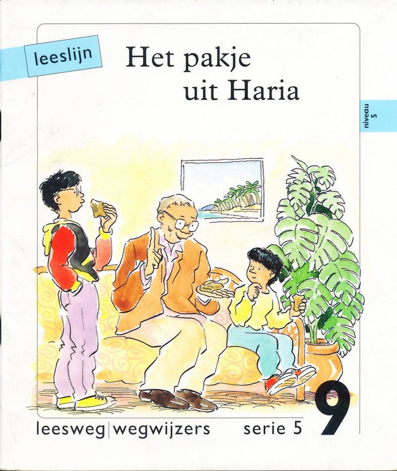Leeslijn versie 1 wegwijzers serie 5 deel 9 Het pakje uit Haria