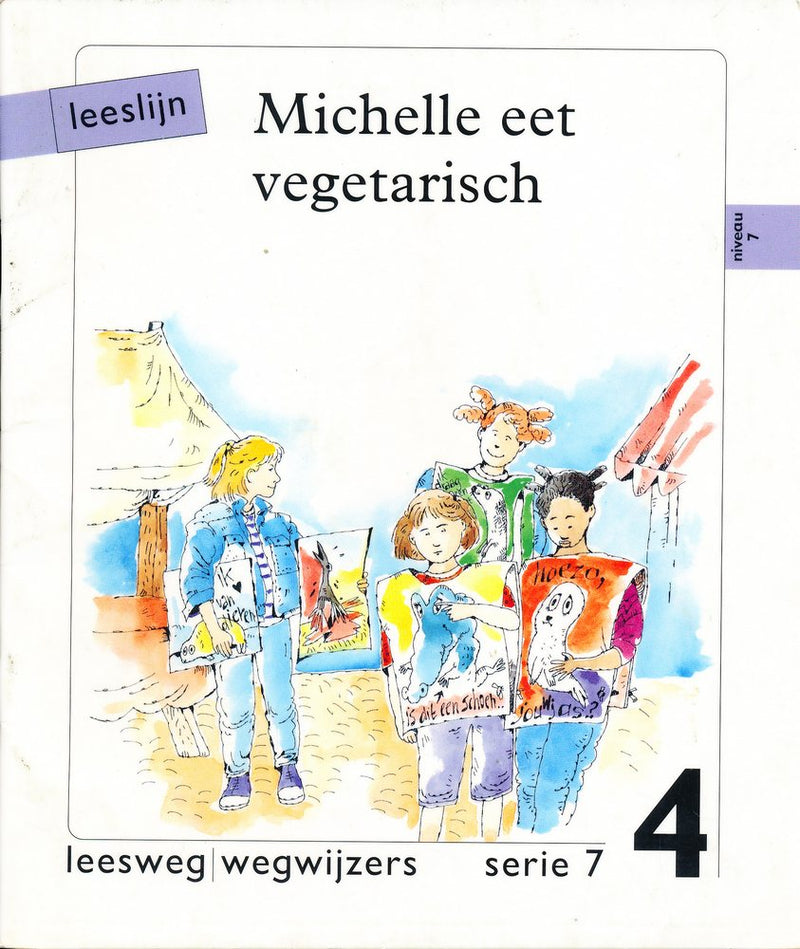 Leeslijn versie 1 wegwijzers serie 7 deel 4 Michelle eet vegetarisch