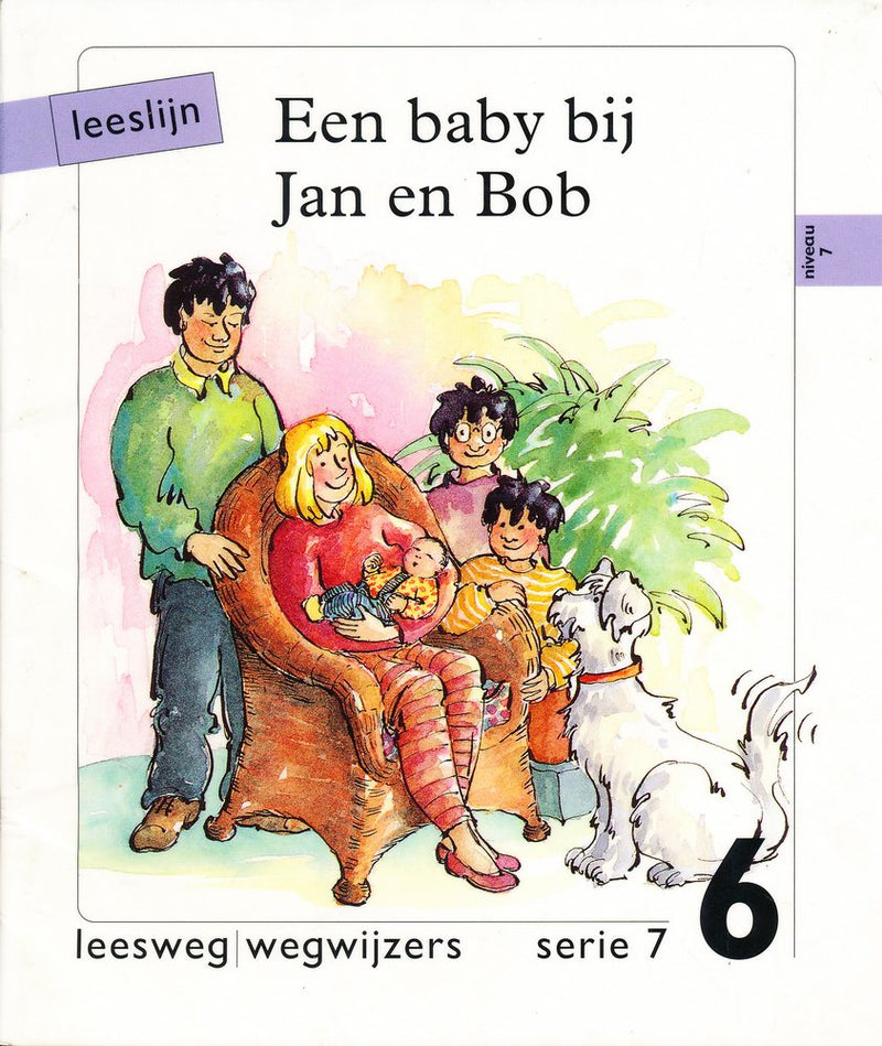 Leeslijn versie 1 wegwijzers serie 7 deel 6 Een baby bij Jan en Bob