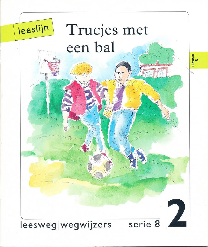 Leeslijn versie 1 wegwijzers serie 8 deel 2 Trucjes met de bal