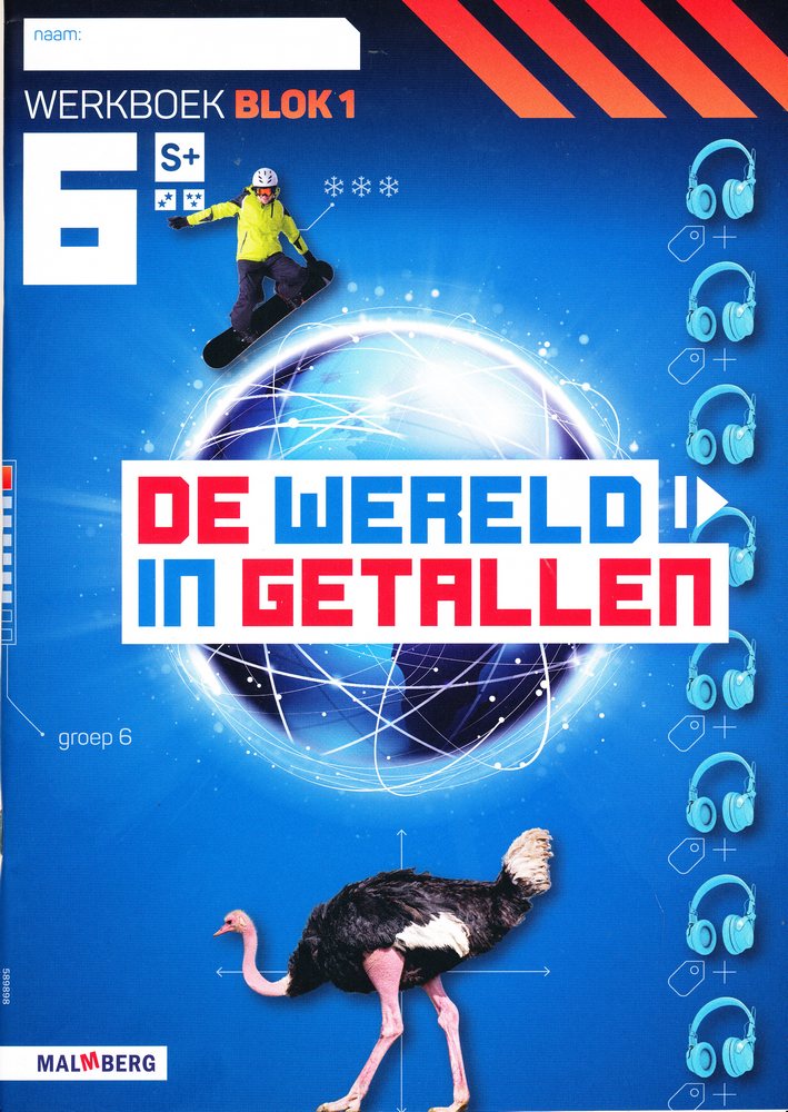 De wereld in Getallen versie 5 Werkboek Blok 1 groep 6 S plus (per stuk)