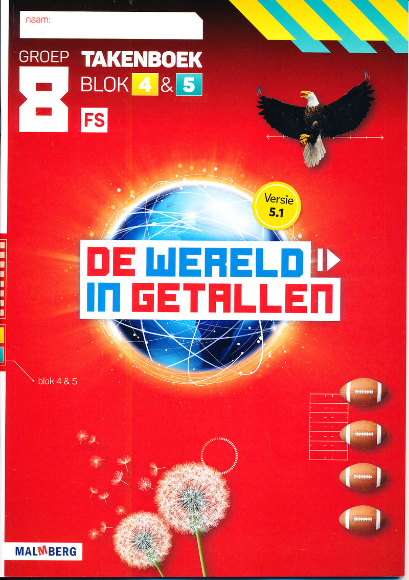De Wereld  in Getallen versie 5.1 10-delig pakket groep 8 FS