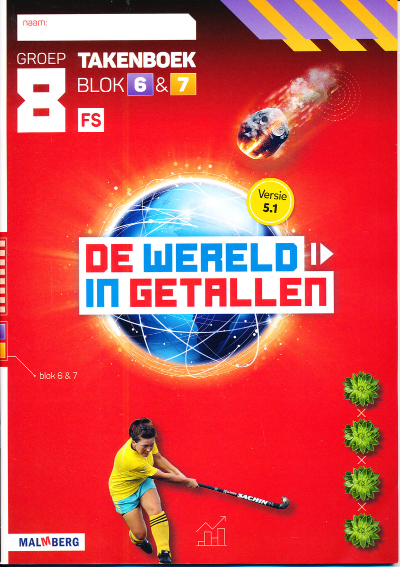 De Wereld  in Getallen versie 5.1 10-delig pakket groep 8 FS