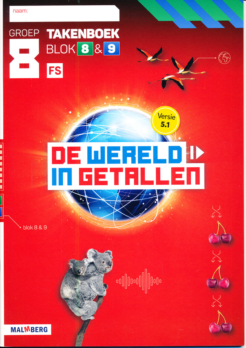 De Wereld  in Getallen versie 5.1 10-delig pakket groep 8 FS
