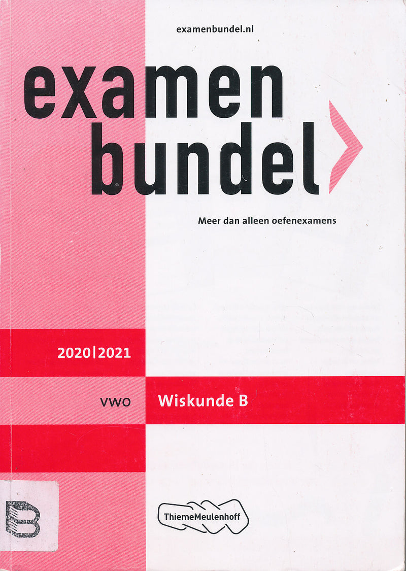 Examenbundel Wiskunde B VWO 2020/2021