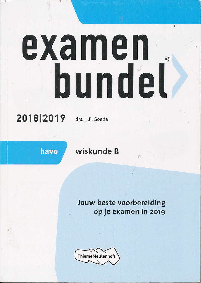 Examenbundel Wiskunde B Havo 2018/2019
